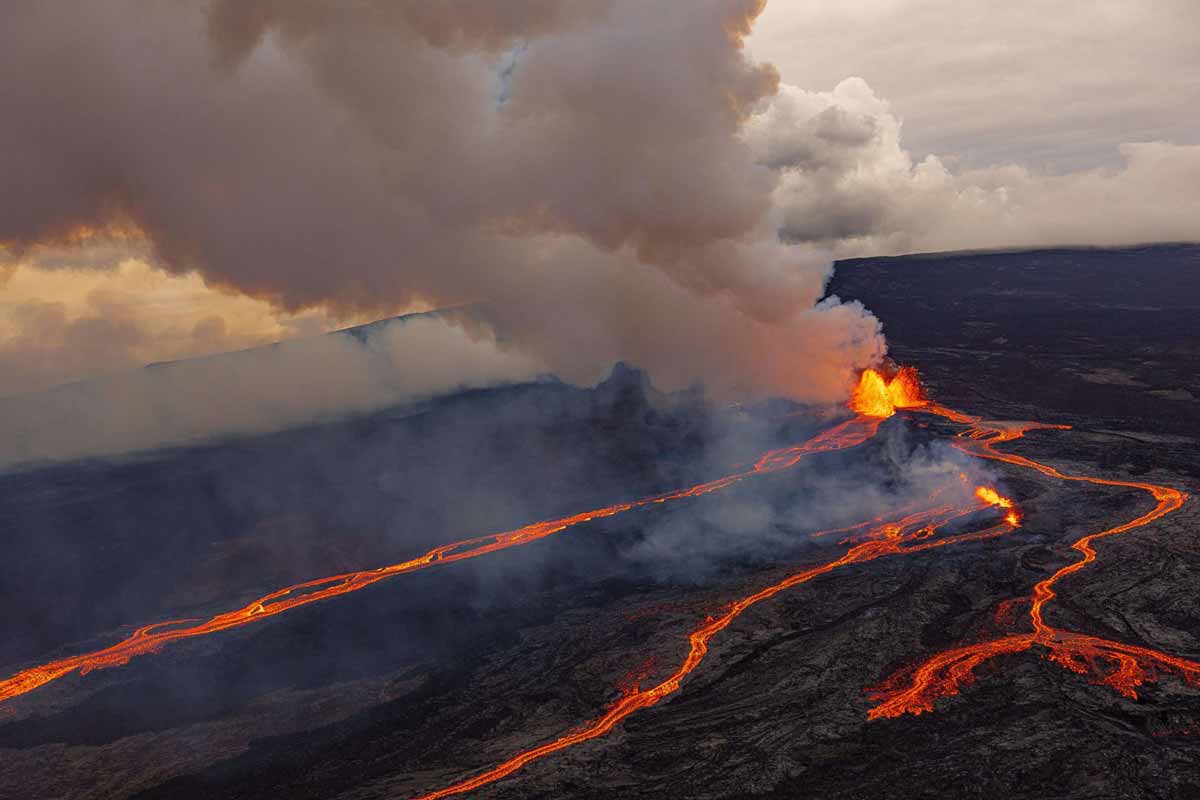 volcanic eruption